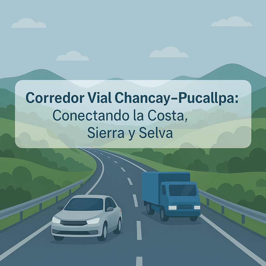 Corredor Vial Chancay–Pucallpa: Conectando la Costa, Sierra y Selva